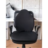 Officekup Oyuncu X-Large Visco Bel Destek Gamer Koltuk Yastığı Siyah