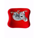 Officeküp Uzaktan Eğitim Çocuk Çalışma Masası Sandalyesi Visco Bel Yastığı - Kırmızı Koala