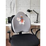 Officekup X-Large Visco Bel Destek Gamer Oyuncu Koltuk Yastığı- Gri Lama