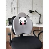 Officekup X-Large Visco Bel Destek Gamer Oyuncu Koltuk Yastığı- Gri Panda