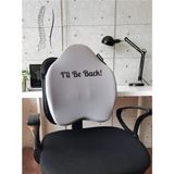 Officekup X-Large Visco Bel Destek Gamer Oyuncu Koltuk Yastığı- Gri