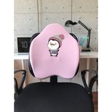 Officekup X-Large Visco Bel Destek Gamer Oyuncu Koltuk Yastığı- Pembe Pinguuu