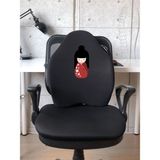 Officekup X-Large Visco Bel Destek Gamer Oyuncu Koltuk Yastığı- Siyah Geisha