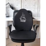 Officekup X-Large Visco Bel Destek Gamer Oyuncu Koltuk Yastığı- Siyah Gemi
