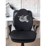 Officekup X-Large Visco Bel Destek Gamer Oyuncu Koltuk Yastığı- Siyah Koala