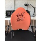 Officekup X-Large Visco Bel Destek Gamer Oyuncu Koltuk Yastığı- Turuncu Girlboss