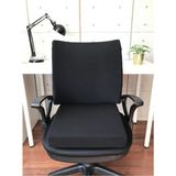 Officekup x -Large Visco Gamer Oyuncu Bel Yastığı Ve Visco Oturma Minderi 2li Set - Siyah