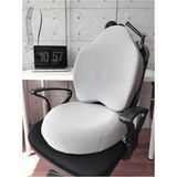 Officekup X-Large Visco Gamer Oyuncu Bel Yastığı ve Visco Yuvarlak Oturma Minderi 2'li Set Gri