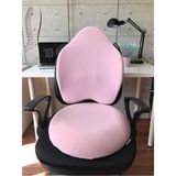 Officekup X-Large Visco Gamer Oyuncu Bel Yastığı ve Visco Yuvarlak Oturma Minderi 2'li Set Pembe