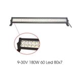 Offroad Led Bar 80 cm 180 W 60 LED Delici/yayıcı Beyaz Işık Tepe Lamba Tavan Panjur Projeksiyon