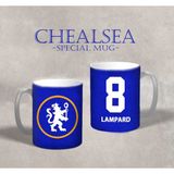 Offside Chelsea Takım (Lampard) - Futbol Özel Tasarım Kupa Bardak - 1 Adet - 300 ml - Naturel Beyaz