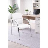 Ofis Bekleme Sandalyesi Büro Bekleme Koltuğu Büro Sandalyesi Ofis Koltuğu Misafir Sandalyesi - Beyaz