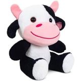 Ofis HEdiyesi 20-25 cm Figürlü Pelüş Ayıcık, 20 cm Teddy Bear,Sevgiliye Hediye,Ayı Teddy,Plush Toys,Ofis Hediyesi (inek)