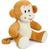 Ofis Hediyesi Eşek 20-25 cm Figürlü Pelüş Ayıcık, 20 Cm,sevgiliye Hediye,ayı,peluş Ayıcık,plush Toys, (Maymun)