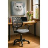 Ofis Koltuğu, Büro Koltuğu, Çalışma Sandalyesi, Oyuncu Koltuğu, Patron Koltuğu, Ofis Sandalyesi - Gri