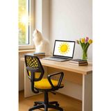 Ofis Koltuğu, Büro Koltuğu, Çalışma Sandalyesi, Oyuncu Koltuğu, Patron Koltuğu, Ofis Sandalyesi - Sarı
