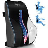 Ofis Koltuğu İçin Bel Destek Yastığı, Araba Koltuğu - Premium Hafızalı Köpük Bel Yastığı - Araba, Ofis Koltuğu İçin Bel Desteği Yast