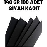 Ofis Sepeti A4 Siyah Fotokopi Kağıdı 140 gr 100 Adet - Renkli