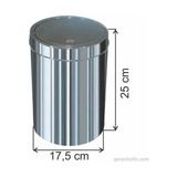 Ofis Turka Dokunmatik 1320 Model Çöp Kovası (5 Litre-Itme Kapaklı)