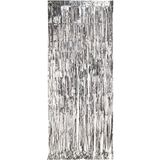 Ofis Turka Kapı Perdesi Gümüş Renk 100 x220 cm