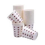 Ofis Turka Karton Bardak Yıldız Desenli 7 Oz (50 Li Paket)