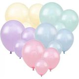 Ofis Turka Makaron Karışık Renklerde 10 Lu latex Balon Küçük Boy