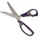 Ofis Turka N5350 Plastik Saplı Terzi Sürfile Zigzag Kesim Makası 230MM - Renkli