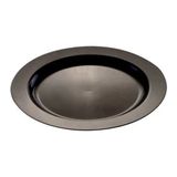 Ofis Turka Plastik Siyah Tabak 19 cm - 10 Adet