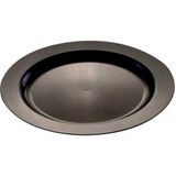 Ofis Turka Plastik Siyah Tabak 26 cm - 10 Adet