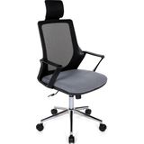 Ofisbazaar Alf Fileli Yönetici Koltuğu | Ergonomik Başlıklı Ofis Koltuğu Gri