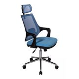 Ofisbazaar Buya Fileli Ofis Koltuğu | Ergonomik ve Modern Tasarım Açık Mavi