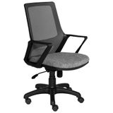 Ofisbazaar Doni Ofis Koltuğu & Çalışma Sandalyesi Siyah/Gri