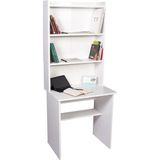 Ofisbazaar Kitaplıklı Çalışma Masası - Y: 177 cm D: 51 cm G: 72 cm - Beyaz