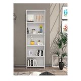 Ofisbazaar My Designe 5 Raflı Modern Kitaplık Beyaz
