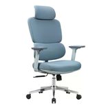 Ofisbazaar Ocean Premium Ergonomik Yönetici Koltuğu | Başlıklı Ve Bel Ayarlı Ofis Koltuğu Mavi
