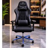 Ofiscore Huntes Ergonomik Oyuncu Koltuğu | Bel & Boyun Destekli | Yükseklik Ayarlı | Premium Ofis & Gaming Koltuğu - Siyah
