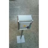 OfisDS 22x29 Cm Lüks Ithal Ayaklı Alüminyum Metal Dilek Şikayet Kutusu