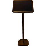OfisDS A3 Bronz Renk Ayaklı Alüminyum Gönye Yönlendirme Menü Panosu Yönlendirme 30X42X110CM