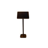 OfisDS A4 Bronz Renk Ayaklı Alüminyum Yönlendirme Menü Reklam Panosu Gönye Köşe 21 x 30 x 110 cm