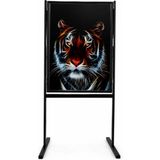 OfisDS B1 70X100 cm Siyah Yüksek Alüminyum Tek Taraflı Mobil Kaldırım Reklam Poster Pano