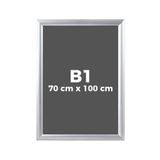 OfisDS B1 70x100cm Gönye Köşe 1 Adet Alüminyum Çerçeve Aç Kapa Açılır Kapanır