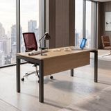 Ofisimi Basic Çalışma Masası Ofis Masası 180 cm (Meşe/Antrasit)