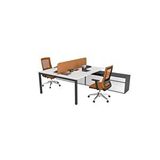 Ofisimi Galaxy İkili Maxi 180 Cm Etajerli Çalişma Ofis Masa Workstation (beyaz/antrasit) Çok Renkli