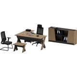 Ofisimi X Gen L Çalışma Ofis Masa Takımı 180 cm (Meşe)