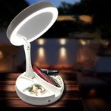 Ofisinn 10X Büyüteçli Makyaj Aynası 21 LED Işıklı Seyahat İçin Yuvarlak Tasarım ve USB Güç