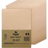 OFİSİNN Mr.Paper A4 Kraft Fotokopi Kağıdı 80 Gr. 25'li Paket