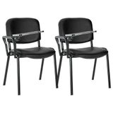 Ofisit Konferans/Seminer Sandalyesi Siyah 2'Li Set