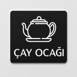 Ofistike Çay Ocağı Tabela Ofis Yönlendirme Kapı İsimlik Çay Ocağı Tabelası