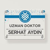 Ofistike Doktora Özel Kapı Tabela Büro Ofis Mini Giriş Tabelası - 1 Adet