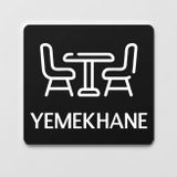Ofistike Yemekhane Tabelası Ofis Yönlendirme Kapı İsimlik Yemekhane Tabela